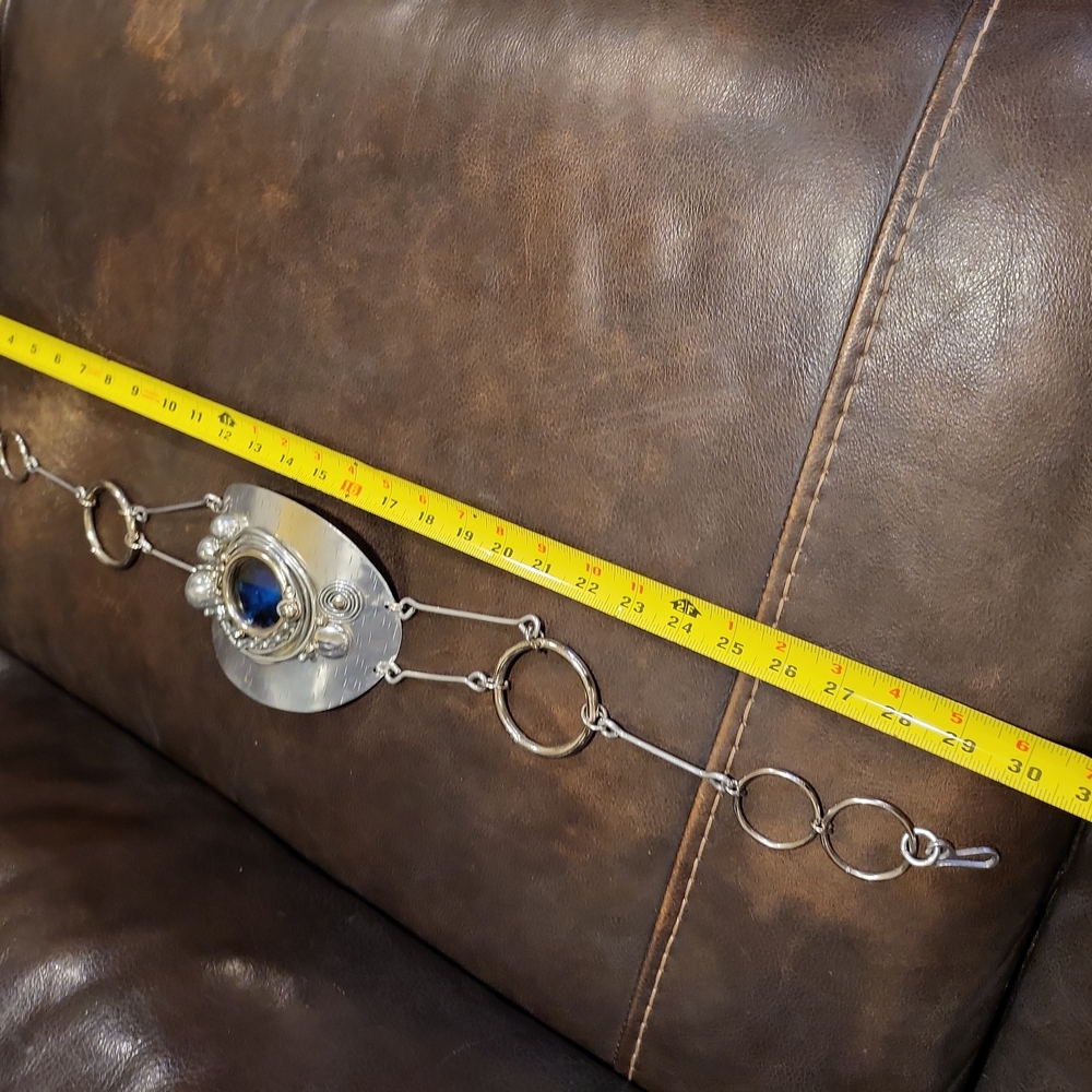 Vintage Belt Designed by Raul Leal, Signed 70s Steam Punk Made in Spain … - Picture 8 of 11